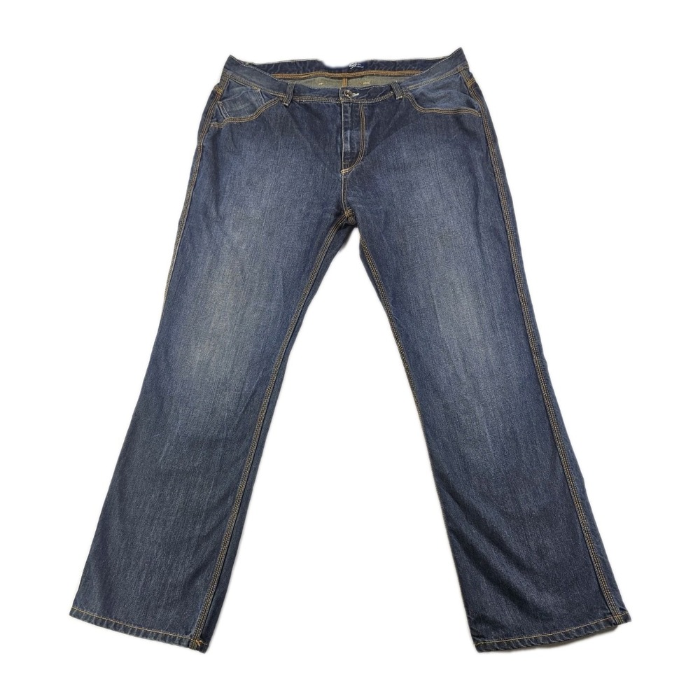 VINTAGE Sean John Y2K Straight Leg Mens 38x32 Denim Blue Jeans Flap‎ Pockets